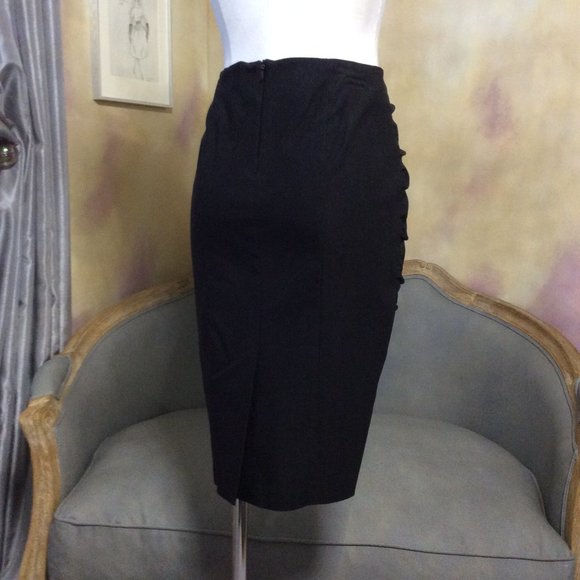 Ruched stretch pencil skirt, size 7 - Picture 7 of 7